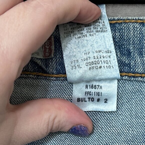 Levi's 515 Bootcut Medium Wash Jeans Sz 22W (Flaw) - Picture 10 of 12